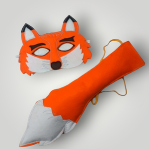 Róka jelmez álarc+farok - ruha & divat - jelmez & álarc - jelmez - Meska.hu