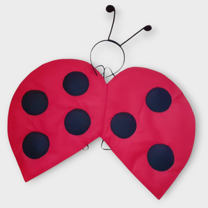 Felnőtt méretű Katicaszárny  filcből és csáp - ruha & divat - jelmez & álarc - jelmez - Meska.hu