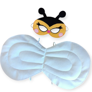 Méhecske álarc és szárny filcből - ruha & divat - jelmez & álarc - jelmez - Meska.hu