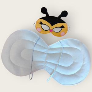 Méhecske álarc és szárny filcből - ruha & divat - jelmez & álarc - jelmez - Meska.hu