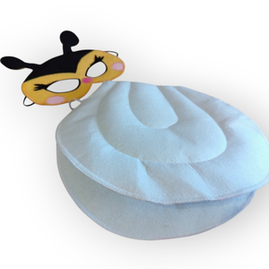 Méhecske álarc és szárny filcből - ruha & divat - jelmez & álarc - jelmez - Meska.hu