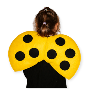 Sárga Katica szárny  filcből és csáp - ruha & divat - jelmez & álarc - jelmez - Meska.hu