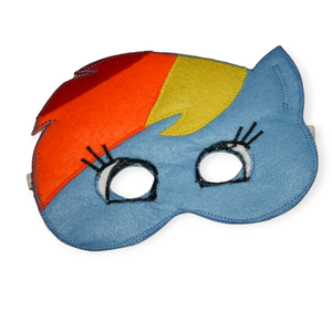 Póni álarc filcből - ruha & divat - jelmez & álarc - álarc - Meska.hu