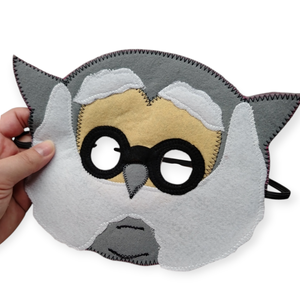 Bagoly doktor álarc filcből - Meska.hu