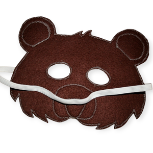 mackó álarc Filcből - ruha & divat - jelmez & álarc - álarc - Meska.hu