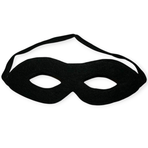 Fekete szuperhős álarc filcből - Meska.hu