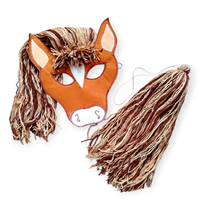 Póni Lovacska álarc és lófarok - ruha & divat - jelmez & álarc - jelmez - Meska.hu