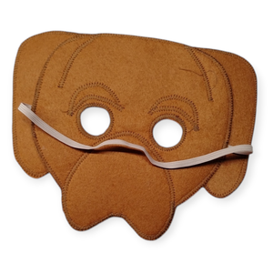 Vizsla kutyus álarc  filcből - ruha & divat - jelmez & álarc - álarc - Meska.hu