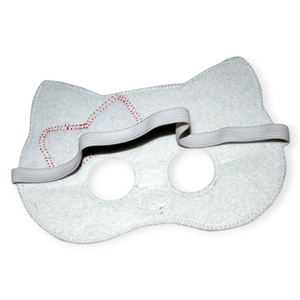 Helo Kittty  álarc filcből - ruha & divat - jelmez & álarc - álarc - Meska.hu