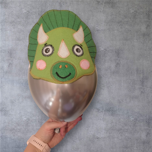 Dínó és cica fejpánt - ruha & divat - jelmez & álarc - jelmez - Meska.hu