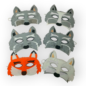 Fehér farkas álarc - ruha & divat - jelmez & álarc - jelmez - Meska.hu