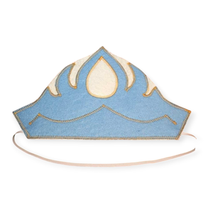 Jégvarázs Elsa korona, párta filcből - ruha & divat - jelmez & álarc - jelmez - Meska.hu