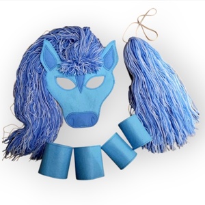 Jégpóni szett  filcből - Meska.hu