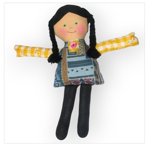 Tünde textilbaba rongybaba - játék & sport - baba & babaház - baba - Meska.hu