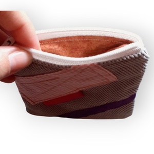 Csíkos kis neszesszer pénztárca  - táska & tok - neszesszer - Meska.hu