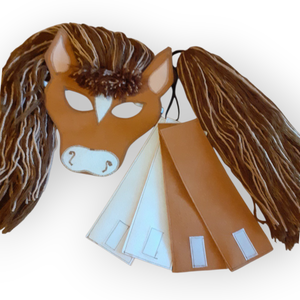 lovas farsangi szett  filcből - ruha & divat - jelmez & álarc - jelmez - Meska.hu