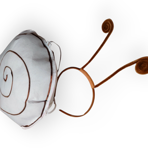 Fehér Csigaház  filcből és csáp jelmez - ruha & divat - jelmez & álarc - jelmez - Meska.hu