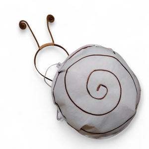 Fehér Csigaház  filcből és csáp jelmez - ruha & divat - jelmez & álarc - jelmez - Meska.hu