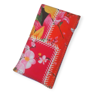 Virágos patchwork mobiltok / szemüvegtok - táska & tok - pénztárca & más tok - szemüvegtok - Meska.hu