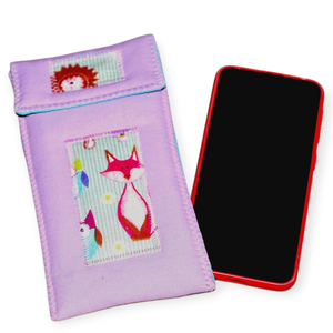 Mobiltok Lila-rókás - táska & tok - pénztárca & más tok - telefontok - Meska.hu