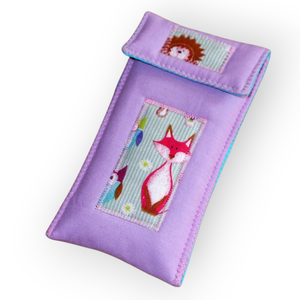 Mobiltok Lila-rókás - táska & tok - pénztárca & más tok - telefontok - Meska.hu