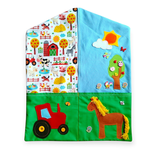 Azonnal vihető Farmos ovis zsák  mese zsák  - játék & sport - ovis felszerelés - ovis zsák - Meska.hu