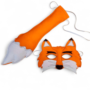 Róka álarc és farok  filcből, Ruha & Divat, Jelmez & Álarc, Álarc, Varrás, MESKA