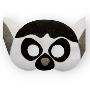 Gyűrűsfarkú maki álarc és farok filcből - ruha & divat - jelmez & álarc - álarc - Meska.hu