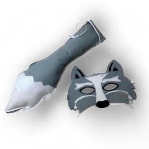 Farkas jelmez álarc+farok - ruha & divat - jelmez & álarc - jelmez - Meska.hu