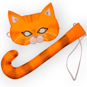 Csizmás kandúr álarc és farok  filcből, Ruha & Divat, Jelmez & Álarc, Álarc, Varrás, MESKA