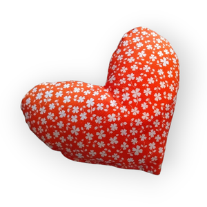 Szív alakú párna, Otthon & Életmód, Lakástextil, Párna & Párnahuzat, Forma párna, Varrás, Patchwork, foltvarrás, MESKA