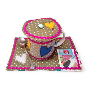 Teás textil szett ajándékötlet - Meska.hu