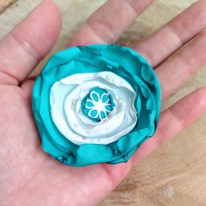 virág kitűző, Ékszer, Kitűző és Bross, Kitűző, Ékszerkészítés, MESKA