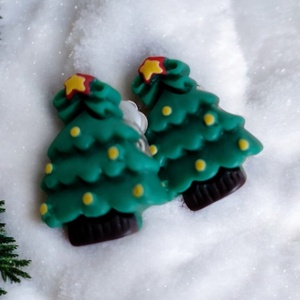 Karácsonyi fülbevaló KLIPSZ - ékszer - fülbevaló - klipsz - Meska.hu