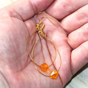 Elegáns  fülbevaló - ékszer - fülbevaló - lógó csepp fülbevaló - Meska.hu