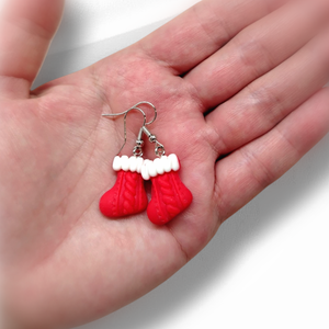 Mikulás csizma fülbevaló , Ékszer, Fülbevaló, Fülékszer, Ékszerkészítés, MESKA