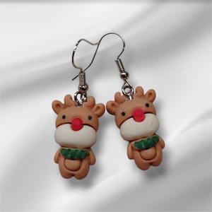 Rénszarvas fülbevaló - ékszer - fülbevaló - lógó csepp fülbevaló - Meska.hu