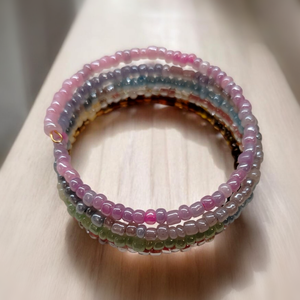  színátmenetes memoria karkötő  - ékszer - karkötő - memóriadrótos karkötő - Meska.hu