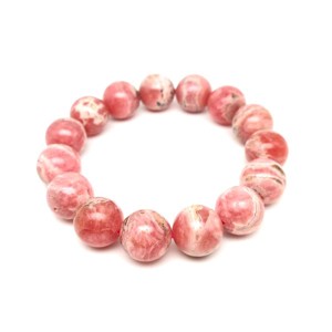 Rodokrozit golyó karkötő A 13mm, Ékszer, Karkötő, Ásványkarkötő, , MESKA