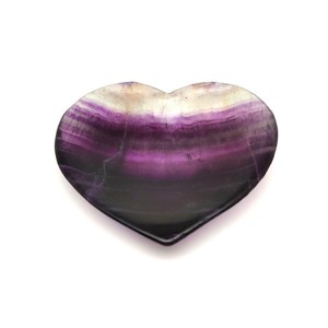 Fluorit szivárvány tál szív 68 cm, , , MESKA