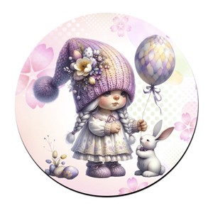 Lufis Húsvéti manólány nyuszival bögre alátét, , , MESKA