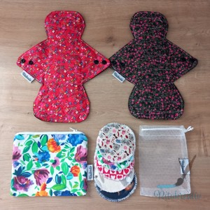 Mosható betét csomag 30cm eü meglepetés mintával - 4db-os, Szépségápolás, Intim higiénia, Tisztasági betét, , MESKA