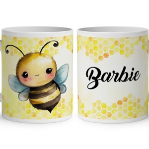 Névvel kérhető - Nagyon cuki méhecske mintás bögre, Otthon & Életmód, Konyhafelszerelés, tálalás, Tálalás, Bögre & Csésze, , MESKA