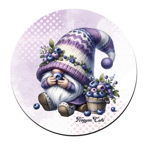 3 db cuki áfonyás manó kör alakú alátét szett (#84) -  - Meska.hu