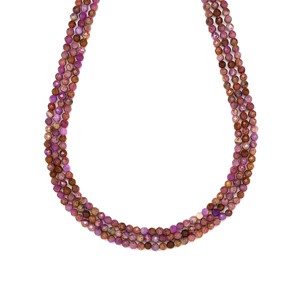 Phosphosiderite fazettált golyó 2-3mm ékszerkészítő alapanyag (füzér), Kellékek & szerszámok, Ásvány alapanyag, Ásványfüzér, , MESKA