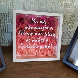 Köszönő ajándék, Papírvirág box  - esküvő - emlék & ajándék - köszönőajándék - Meska.hu