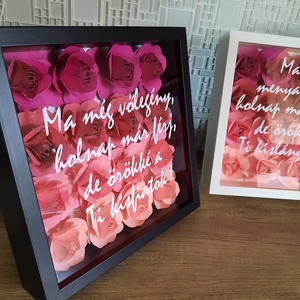 Köszönő ajándék, Papírvirág box  - esküvő - emlék & ajándék - köszönőajándék - Meska.hu