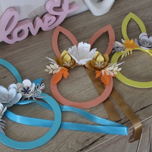 Nyuszifüles ajtódísz - otthon & életmód - dekoráció - ajtó- és ablak dekoráció - ajtódísz & kopogtató - Meska.hu