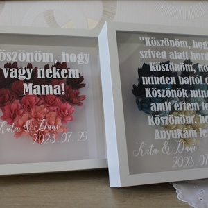 Papírvirág köszöntő ajándék boxban - esküvő - emlék & ajándék - köszönőajándék - Meska.hu