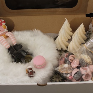 Csináld magad box- adventi ajtódísz illetve adventi koszorú DIY - diy (csináld magad) - egységcsomag - Meska.hu